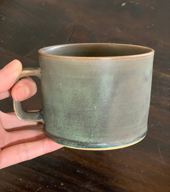 陶器　青銅マットのマグカップ 9枚目の画像
