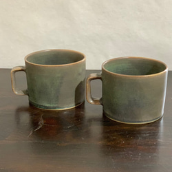陶器　青銅マットのマグカップ 4枚目の画像