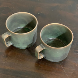 陶器　青銅マットのマグカップ 8枚目の画像
