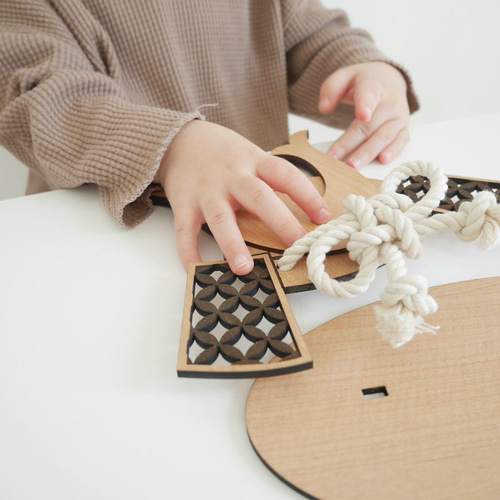 Wooden Kabuto natural 木製兜飾り 木製 兜 雑貨・その他 Pinoki 通販