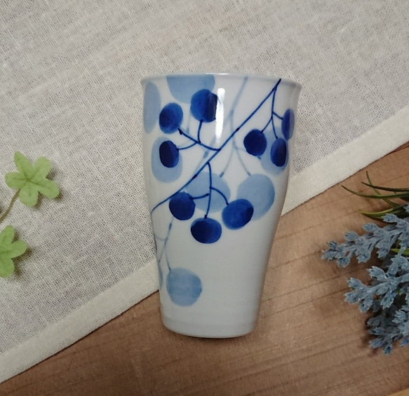 手描き陶器壺 花模様 九谷焼 【公式通販】