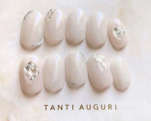 ネイルチップ 現品 オーダー　夏 キラキラ 大人かわいい ブライダル 透け感 ネイルチップ 現品 オーダー 夏 キラキラ 大人かわいい ブライダル