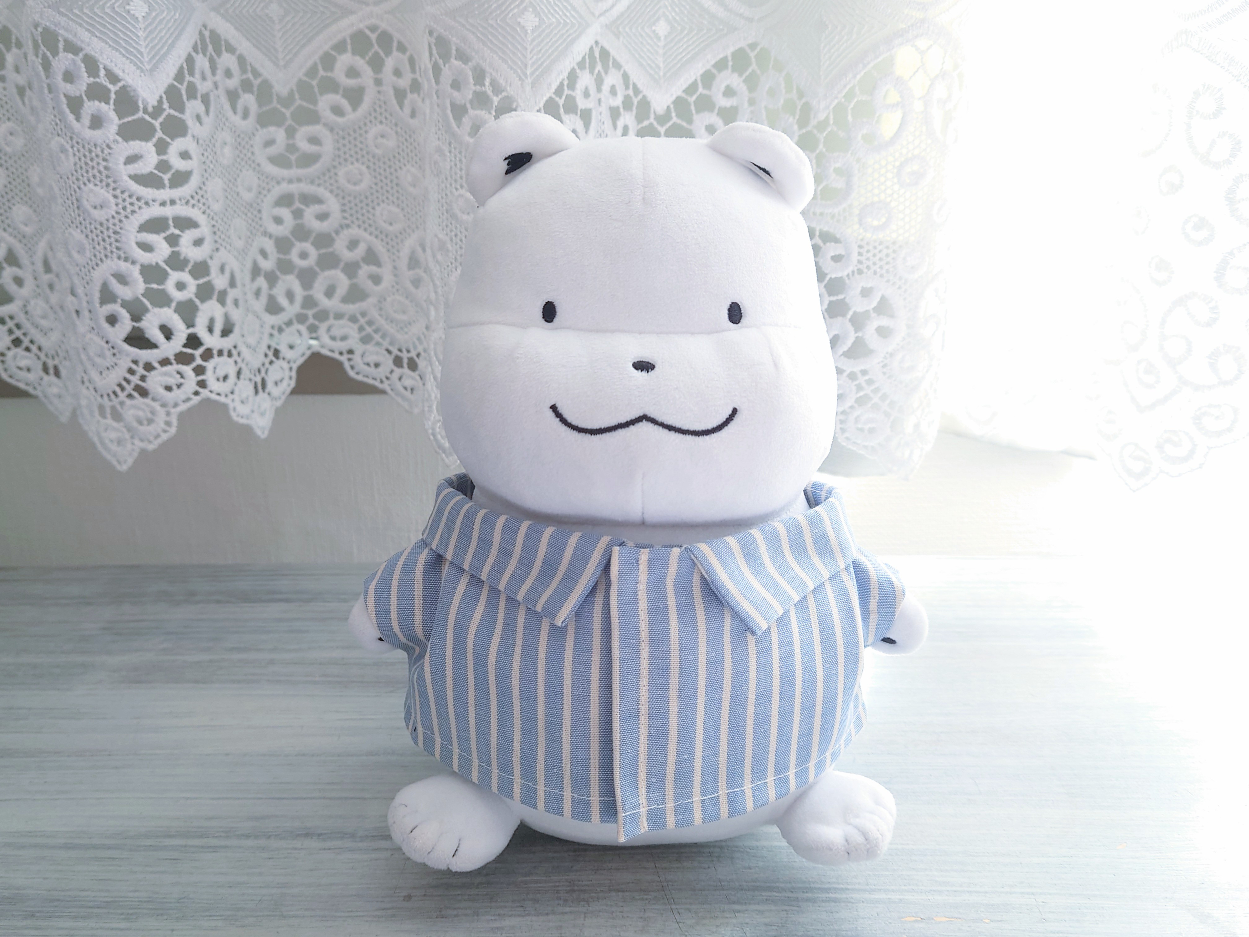 GMM off gun ぬいぐるみ シャツ付 GUND】Tシャツベア ピンク・ホワイト テディベア ぬいぐるみ