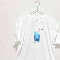 【Tシャツ】ブルーソーダ｜amanico　オリジナルTシャツ 2枚目の画像