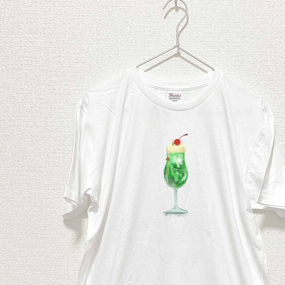 【Tシャツ】メロンソーダ｜amanico　オリジナルTシャツ 2枚目の画像