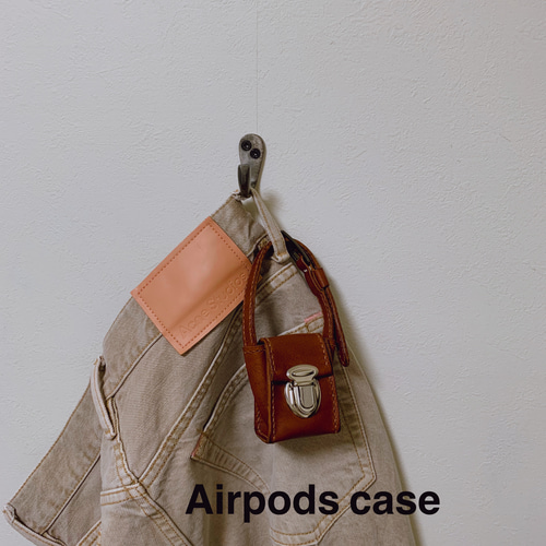 イタリアンレザーAirpods case◇イヤホンケース エアポッツ イタリアンレザーAirpods case◇イヤホンケース エアポッツ