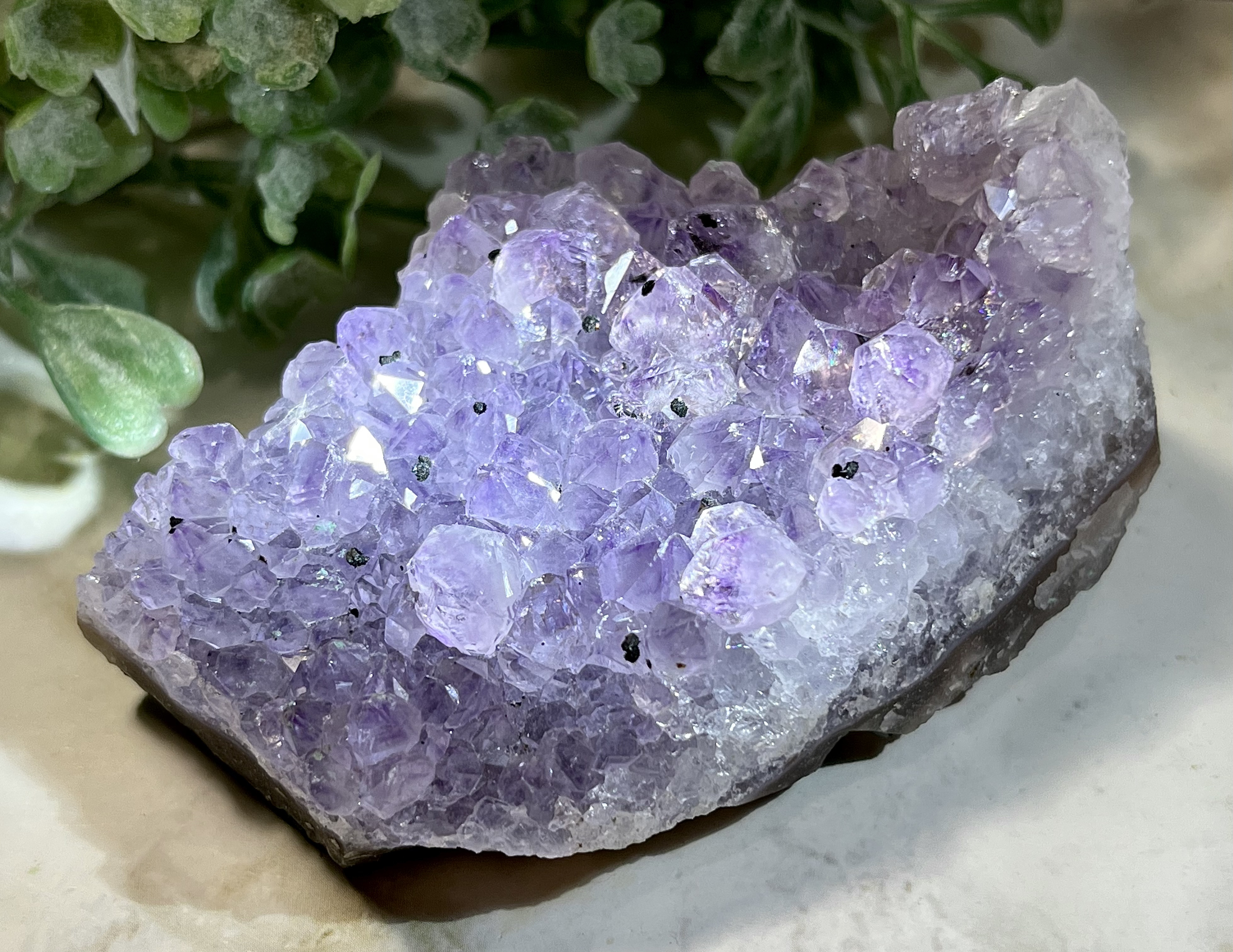 ゲーサイト✨レインボー　アメジスト　クラスター　原石