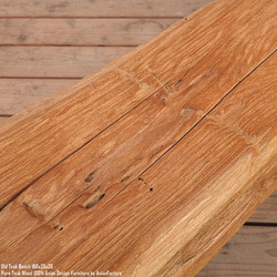 超極厚 オールドチーク 丸太ベンチ 160cm スツール アジアン家具 椅子 銘木 一枚板 チーク材 古木 古材 無垢材 5枚目の画像