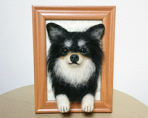 alice... 羊毛フェルト　ハンドメイド　ビーグル　犬　フレーム 羊毛フェルト 犬 ダルメシアン フレーム 愛犬 ぬいぐるみ うちの