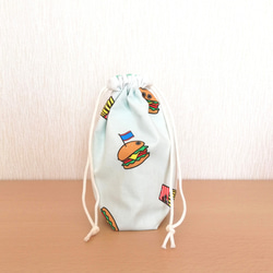 ハンバーガー&ポテトくんのお弁当袋　男の子入園入学グッズ 13枚目の画像