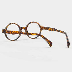 丸型レトロフレーム｜老眼鏡、だてメガネ、近視用・乱視用、サングラスとして作成OK 4枚目の画像
