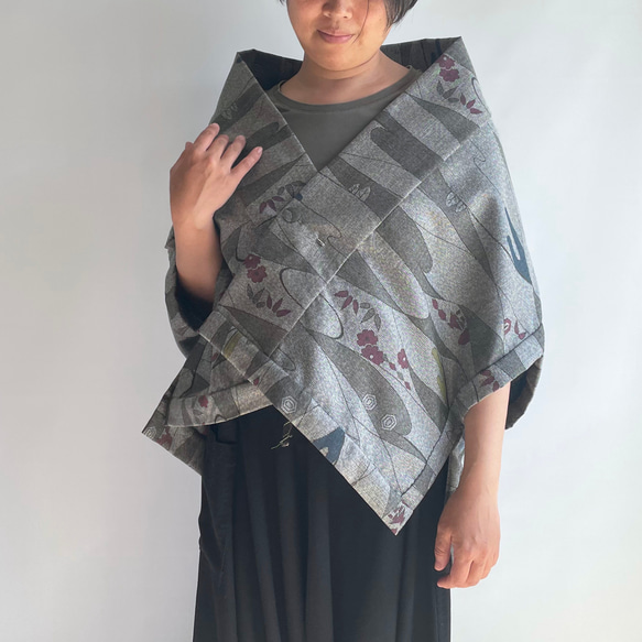 Unique item | Triangle HAORI with a Brooch -TRH276 第5張的照片