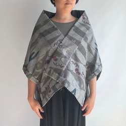 Unique item | Triangle HAORI with a Brooch -TRH276 第6張的照片