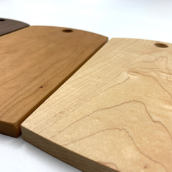 3種類から選べる カッティングボード　- 木製 撥水 ウォールナット オーク カッティングボード 木 一枚板 丸 パン 5枚目の画像