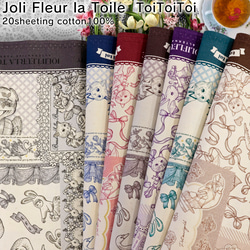 Joli Fleur la Toile ToiToi20s 床單面料 第1張的照片