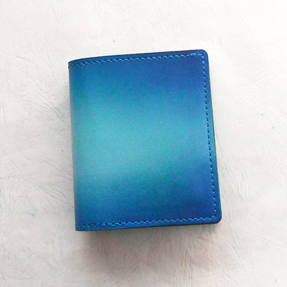 MCM 青 レザー 二つ折り財布 ブルー（青）系 MCM(エム シー エム) 財布・雑貨(メンズ) - 海外