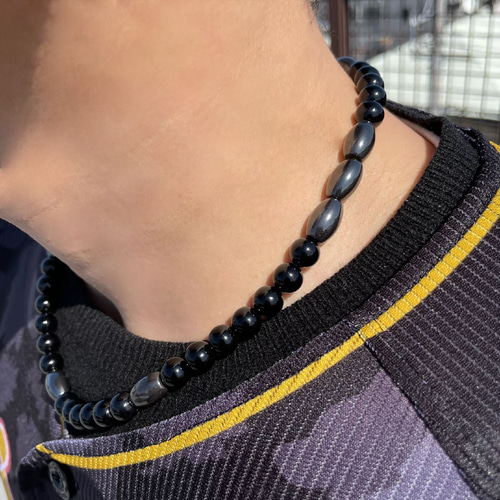 漆黒デザインがカッコいい!!】ヘマタイト ブラックオニキス 磁気 漆黒デザインがカッコいい!!】ヘマタイト ブラックオニキス 磁気