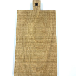 カッティングボード ホワイトオーク 自然塗料 木製 木 一枚板 丸 パン キャンプ アウトドア おびのこ仕上げ 1枚目の画像