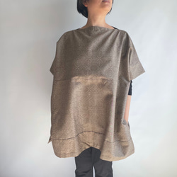 Unique | Sleeved pullover wide & long All hand sewn -POW290 第4張的照片