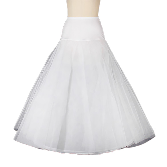 ウェディングドレス　Aライン　パニエ付き 楽天市場】Aラインパニエ ボリューム 大人 1本ワイヤー（PN1016