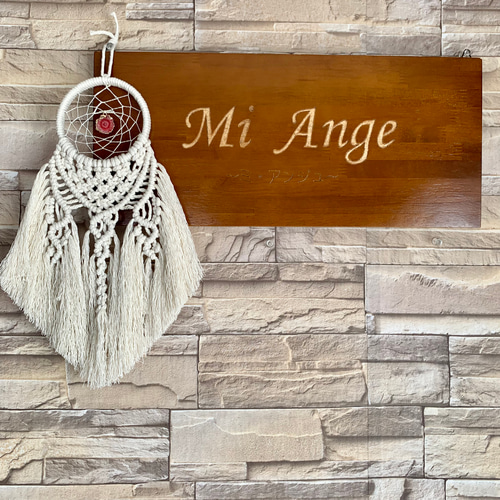 ドリームキャッチャーA (赤) その他インテリア雑貨 ミ・アンジュ 通販