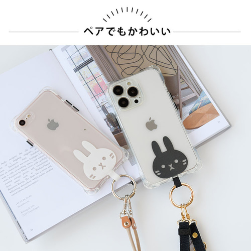 ストラップホルダー うさぎ カラビナ付き ラビット かわいい ストラップホルダー うさぎ カラビナ付き ラビット かわいい