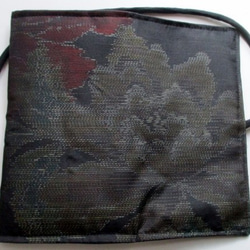 ７００９　色大島紬の着物で作った和風財布・ポーチ　＃送料無料 10枚目の画像