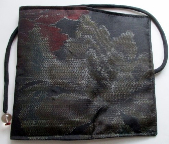 ７００９　色大島紬の着物で作った和風財布・ポーチ　＃送料無料 10枚目の画像