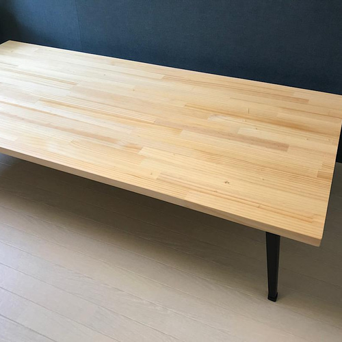 送料無料】 ローテーブル 長方形 150cm 70cm パイン ナチュラル 