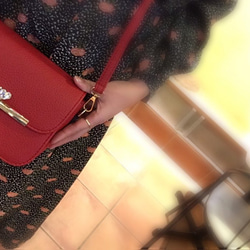 ≪全3色≫Heart bijou mini shoulder bag 14枚目の画像