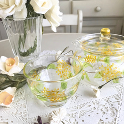 金木犀のおしゃれな耐熱ガラス湯呑み グラス Ariel 🥀 通販 15606268