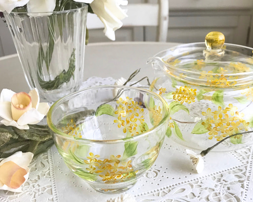 ガラス細工　洋梨と桃と蜜柑の3点セット ガラス細工 洋梨と桃と蜜柑の3点セット