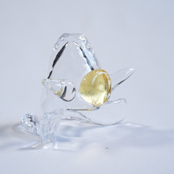 ガラスと金箔の兜/五月人形/A/小 10枚目の画像