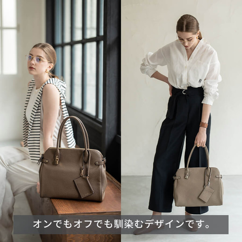 本革 トートバッグ 2way ビジネス A4 大容量 ゴールド金具 本革 トートバッグ 2way ビジネス A4 大容量 ゴールド金具