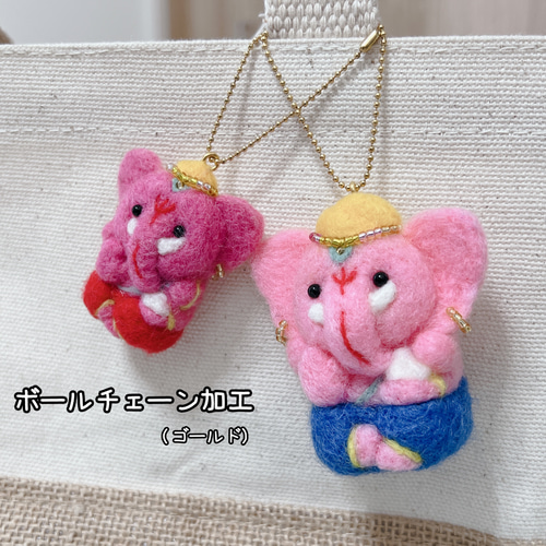 レ*ー様 羊毛フェルト　ガネーシャ 羊毛フェルト ガネーシャ - メルカリ