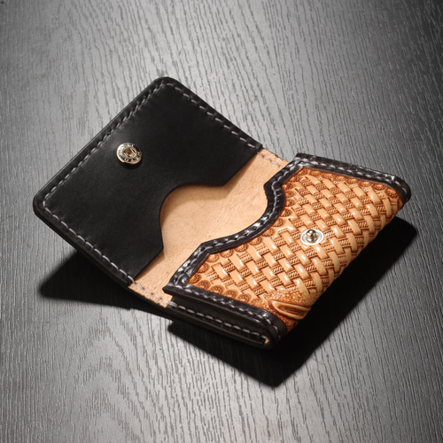 シェリダンカービング 名刺入れ（BLACK） 名刺入れ・カード