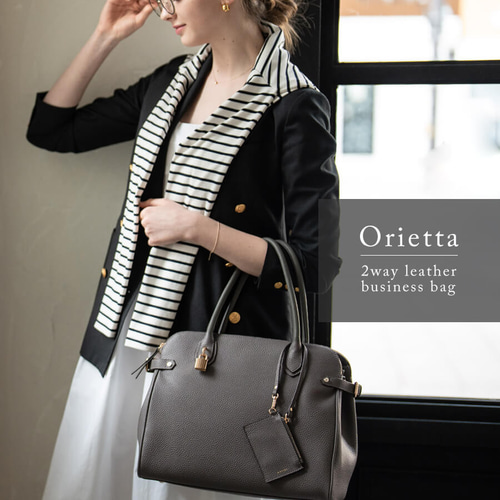 本革 トートバッグ 2way ビジネス A4 大容量 ゴールド金具 ブラック
