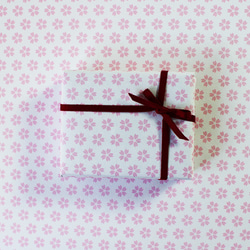 桜シリーズ包装紙アソート　A4サイズ（4種×各2枚）デザインペーパー　ラッピングペーパー　 9枚目の画像