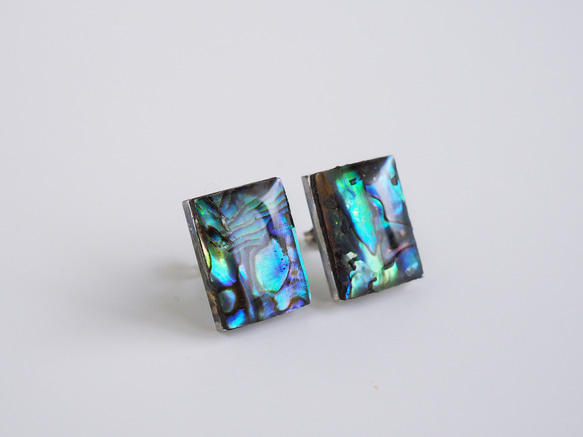 アバロンシェルピアス ピアス（スタッド・一粒） Boite de maco
