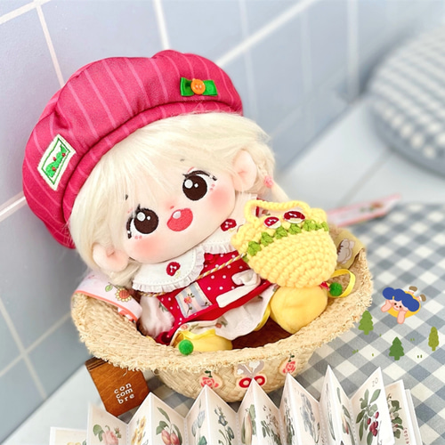 15cm20cmぬいぐるみ服/ぬいぐるみ春のバラ/ぬいぐるみロリィタ着せ替え