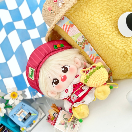 15cm20cmぬいぐるみ服/ぬいぐるみ春のバラ/ぬいぐるみロリィタ着せ替え 