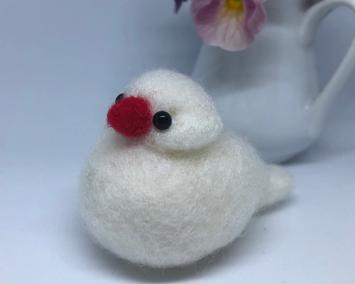 【 レア 】 おとりさんズ 白文鳥 羊毛フェルト ぬいぐるみ ジョイント c37f109eb08f09cdcb40a97e572842