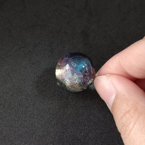 レジン宇宙玉・25mm ～蒼雲～ ネックレス | 縁生堂