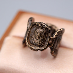 用仿古封蠟製作黃銅戒指 / 訂製 | 歐洲 | 高貴 | 獨特 | 優雅 | 傳統 | 高級 | 現代 第3張的照片