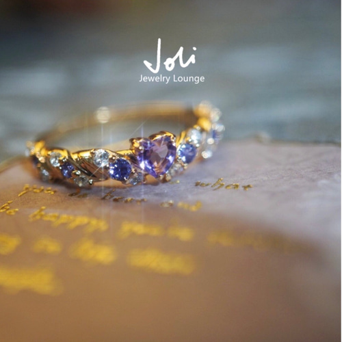 Amazing jewelry様 K10イエローゴールドアルマンダインガーネットリング(RFR457)|TSUTSUMI