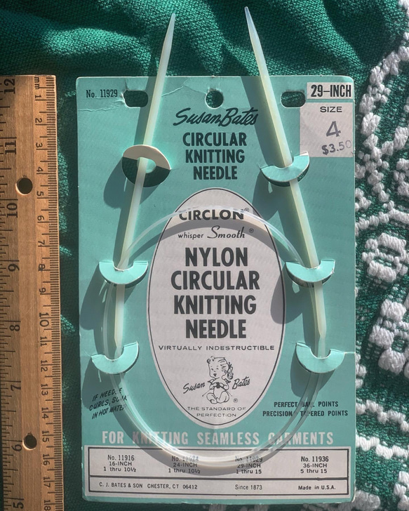 1960s アメリカ製編み棒【Susan Bates circular knitting needle 】 11枚目の画像