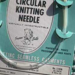 1960s アメリカ製編み棒【Susan Bates circular knitting needle 】 6枚目の画像