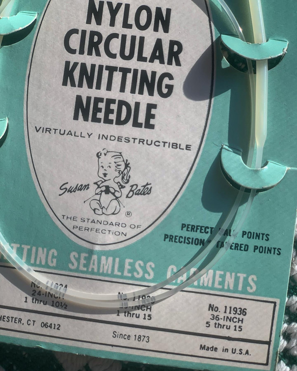 1960s アメリカ製編み棒【Susan Bates circular knitting needle 】 6枚目の画像