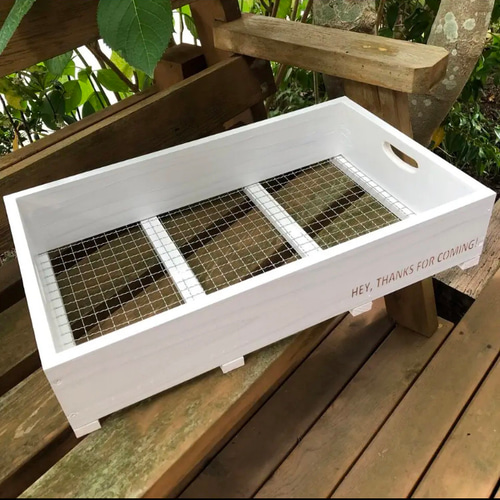 〈木-241〉ハンドメイド【木箱】[タイプ 45 ]10個　多肉棚　育苗トレー 木-243〉ハンドメイド【木箱】[タイプ 45 ]10個 多肉棚 育苗