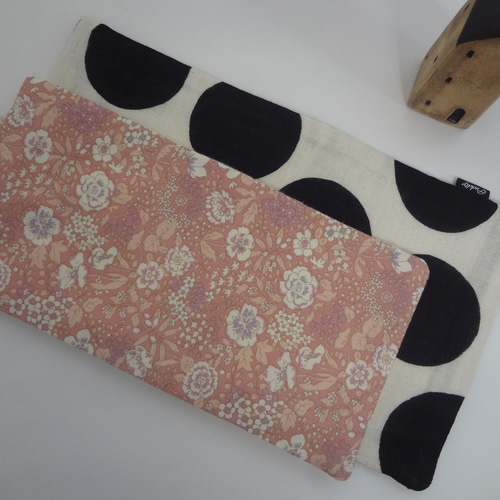 大きめ*ドット*やわらかガーゼハンカチ3枚セット ハンカチ・手ぬぐい  